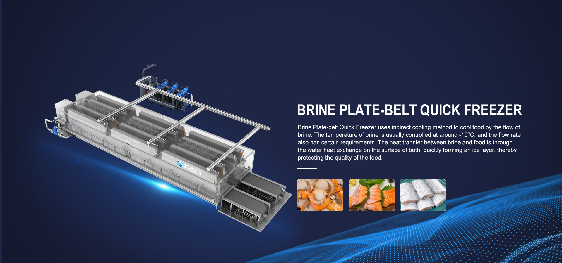 Brine Plate-belt Quick Freezer